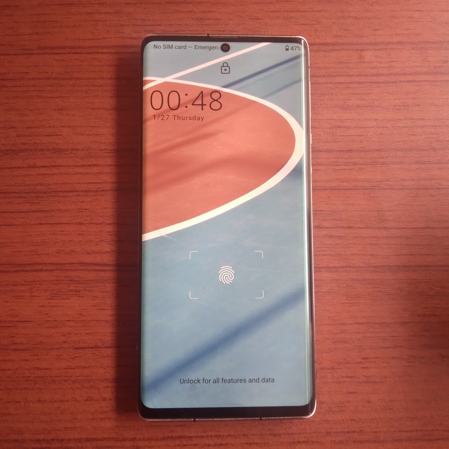 Tablet Side View
